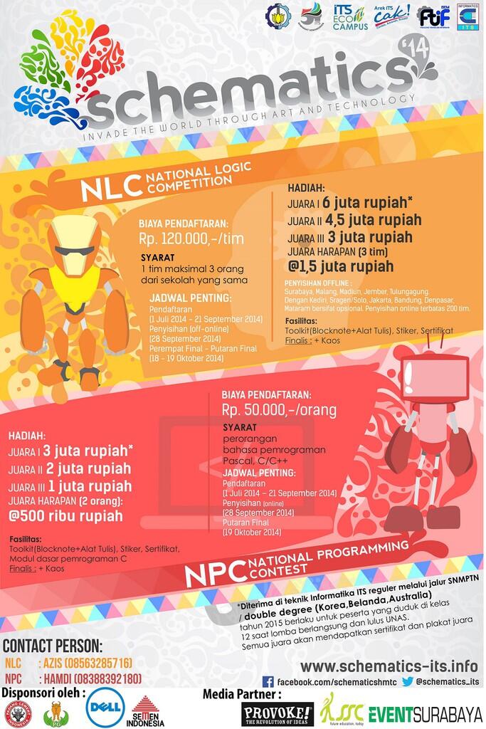 &#91;EVENT&#93; SCHEMATICS 2014 by Teknik Informatika ITS Surabaya