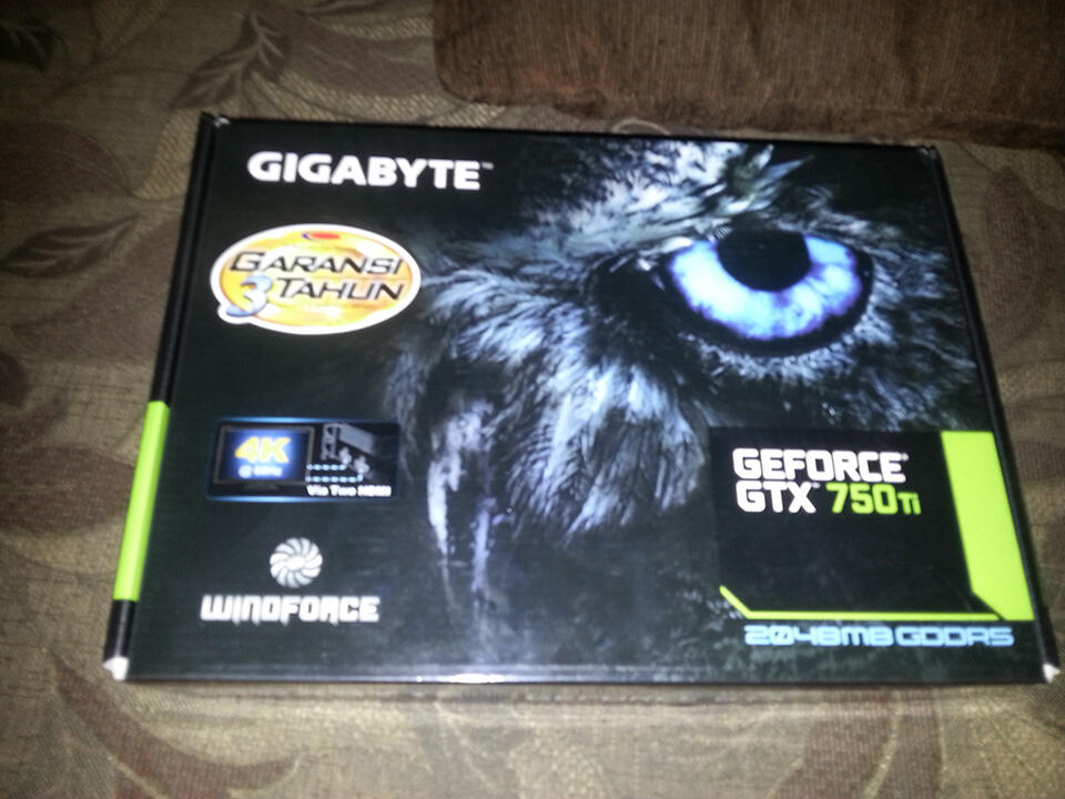 VGA Card Gigabyte GTX 750 Ti Windforce