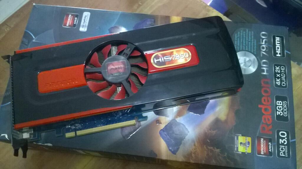 HIS 7950 Mulus / Fullset, Garansi resmi sampai Januari 2014