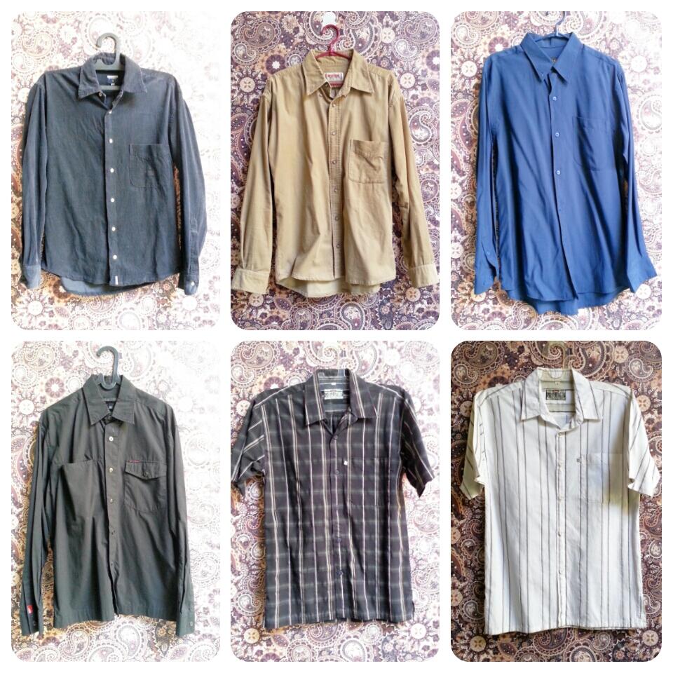 bongkar lemari kemeja second @50rb