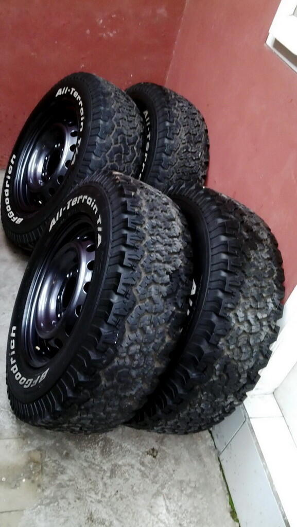 Terjual Velg kaleng ford ranger 16” plus BF Goodrich AT PCD 6x139 (Land