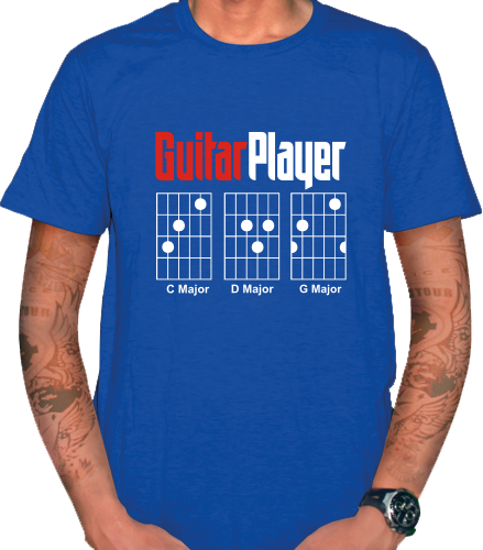 KAOS - T SHIRT GUITAR PLAYER
