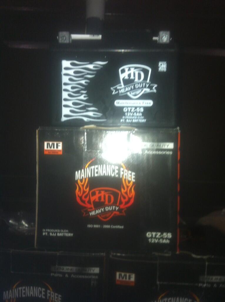 supplier Accu battrey GTZ-5s 12 v-5AH untuk motor matic