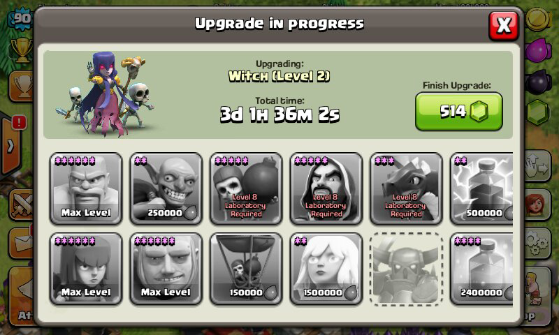 di jual akun COC TH 9.