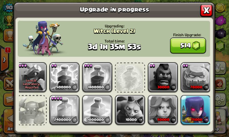 di jual akun COC TH 9.