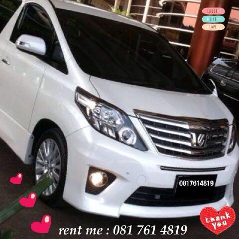 Rental Mobil Bandung New Alphard + Driver