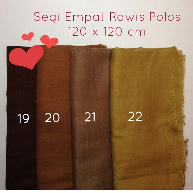 Segi Empat Rawis Polos, gak panas mudah dibentuk :)