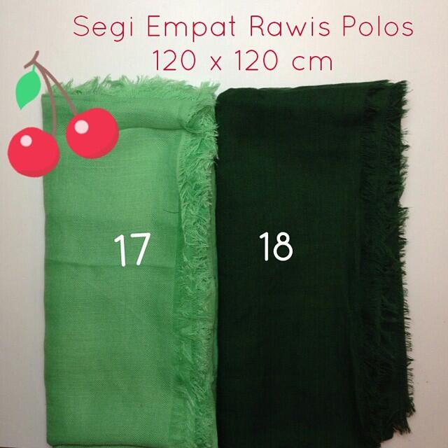 Segi Empat Rawis Polos, gak panas mudah dibentuk :)