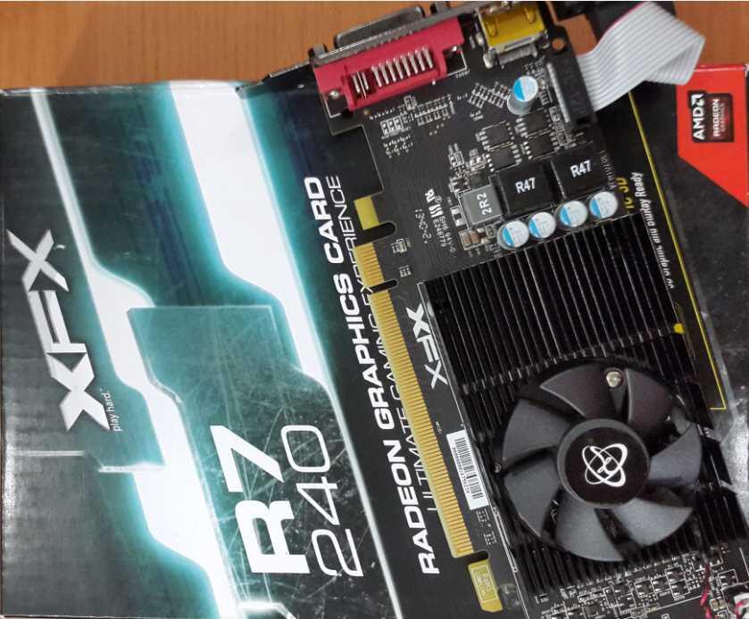 BNIB - SALE XFX Radeon R7 240 2GB DDR3 128 Bit MURAH SURABAYA