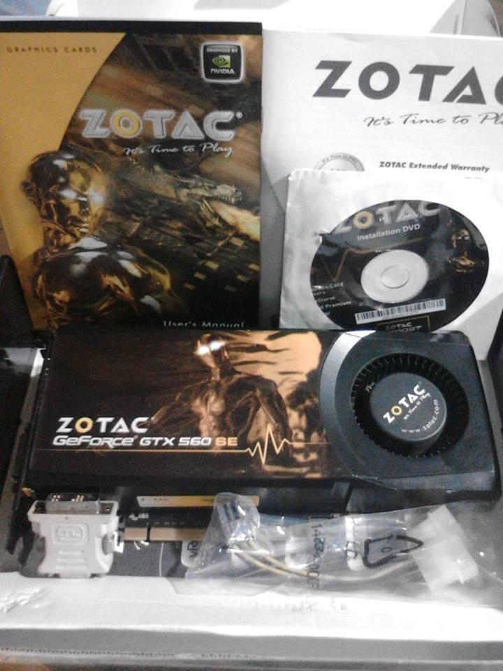 VGA ZOTAC GTX 560 SE
