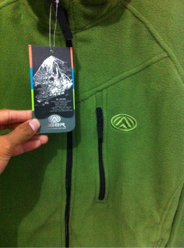 Jaket blazer fleece Eiger bahan polar, original new BANDUNG