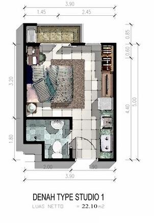 over kredit Apartemen PURI ORCHARD tipe STUDIO