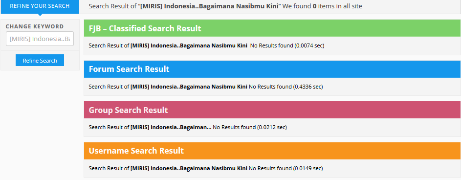 &#91;MIRIS&#93; Indonesia..Bagaimana Nasibmu Kini