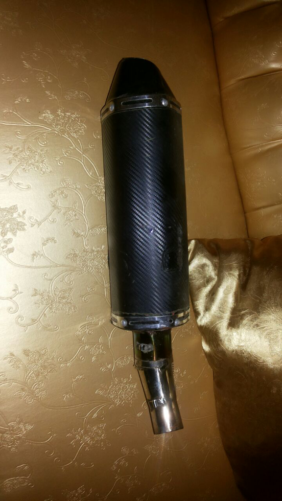 wts knalpot custom ninja 250 fi / karbu muraah