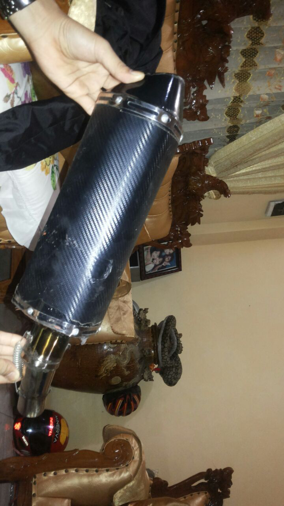 wts knalpot custom ninja 250 fi / karbu muraah