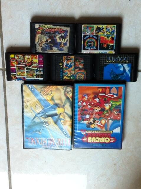 SEGA Mega Drive Games / Cartridge / Kaset Original & Fake Loose