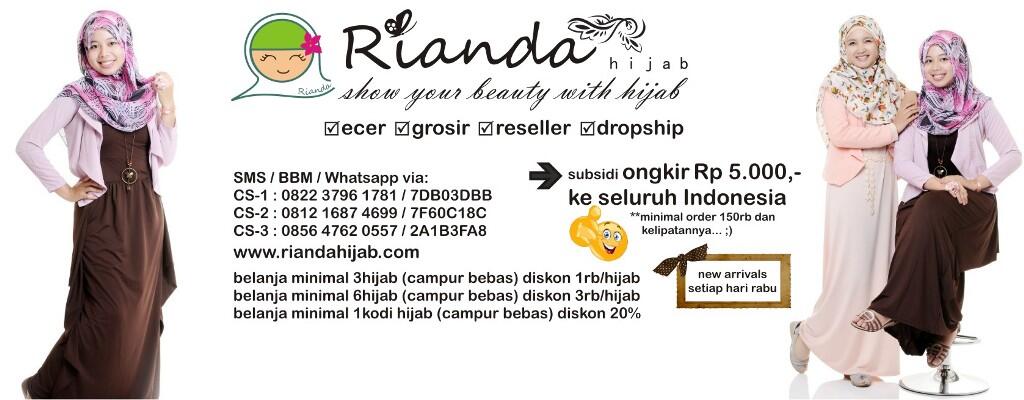 Pusat Grosir Jilbab / kerudung pashmina dan segiempat motif cantik harga murah