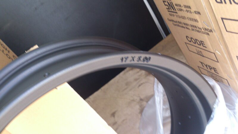 jual velg alumunium jari-jari super lebar 5 inch vrossi