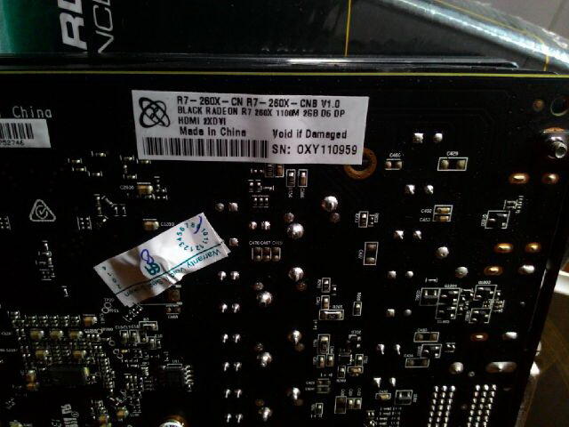 XFX R7-260X-CNB 2Gb GDDR5 128bit Black Edt. NEW