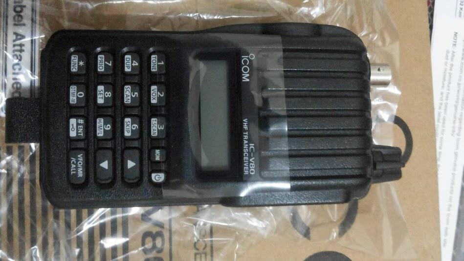 Handy Talky ICOM IC-V80 VHF 5.5 W Rapid New, Ori BERGARANSI
