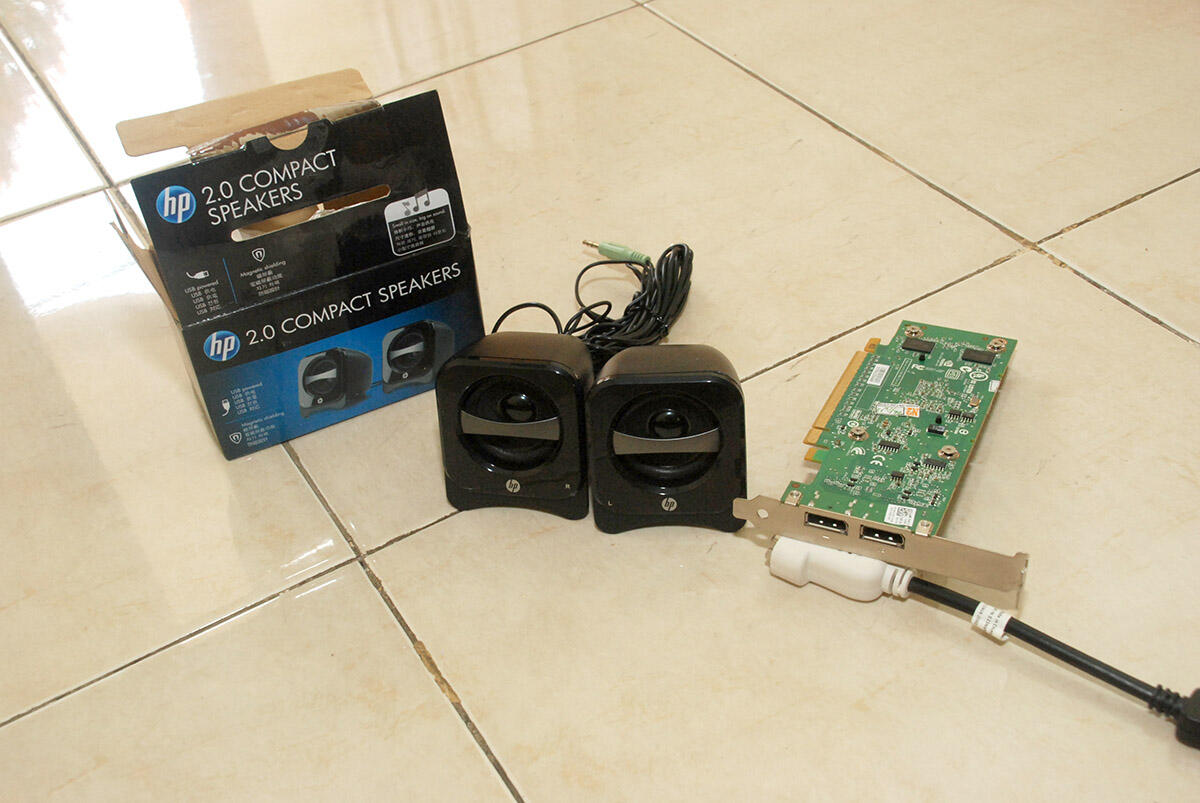 Obral Quadro NVS 295 + Speaker HP 2.0 .... Cuma 400 rb