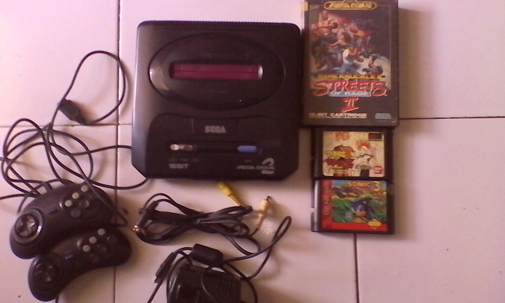 jual SEGA MD full set siap main