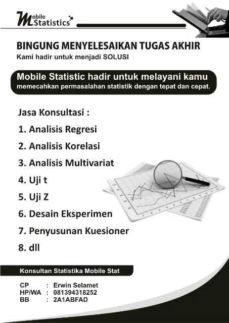 Butuh Bantuan Statistik?