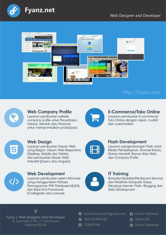 Jasa Web Design (Responsive, Bootstrap, Landing Page, jQuery) - Malang