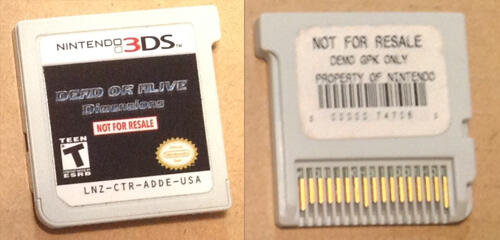 Demo game 3DS (Region USA/ASIA)