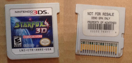 Demo game 3DS (Region USA/ASIA)