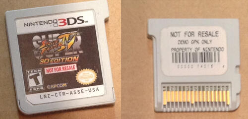 Demo game 3DS (Region USA/ASIA)