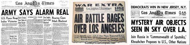 "Battle of Los Angeles 1942" Penampakan UFO Paling Misterius Sepanjang Masa