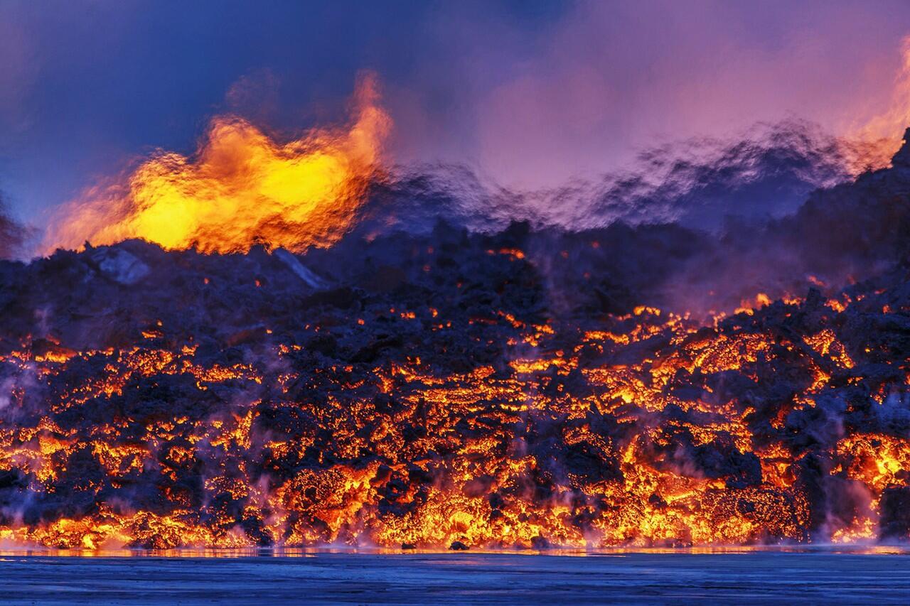 Melihat Kedahsyatan Erupsi Gunung Bardarbunga di Islandia