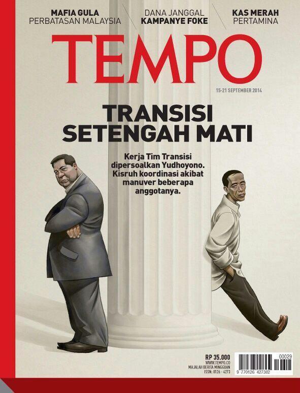 Majalah TEMPO — Edisi 15 September 2014 (Transisi Setengah Mati)