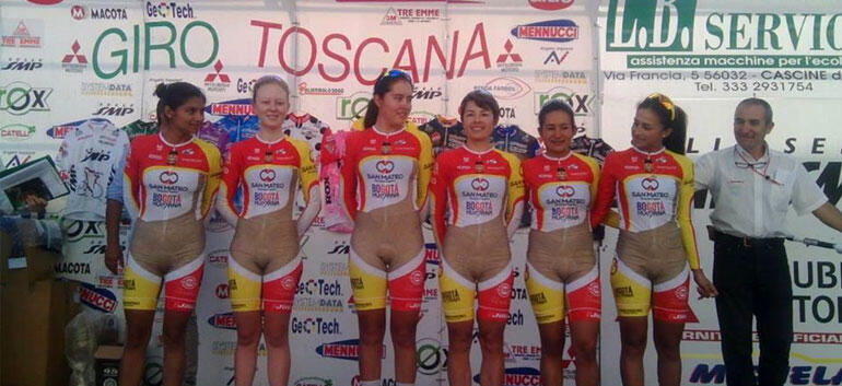 Seragam &quot;Camel Toe&quot; Team Balap Sepeda Perempuan Colombia Yang Ngak Banget