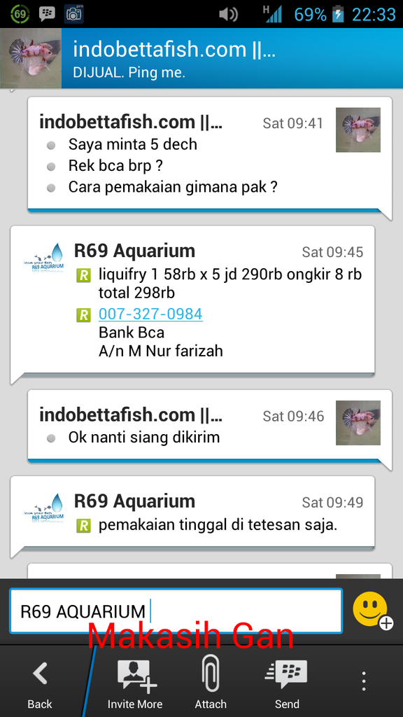 R69 Aquarium Feedback, Resi &amp; Testimonial