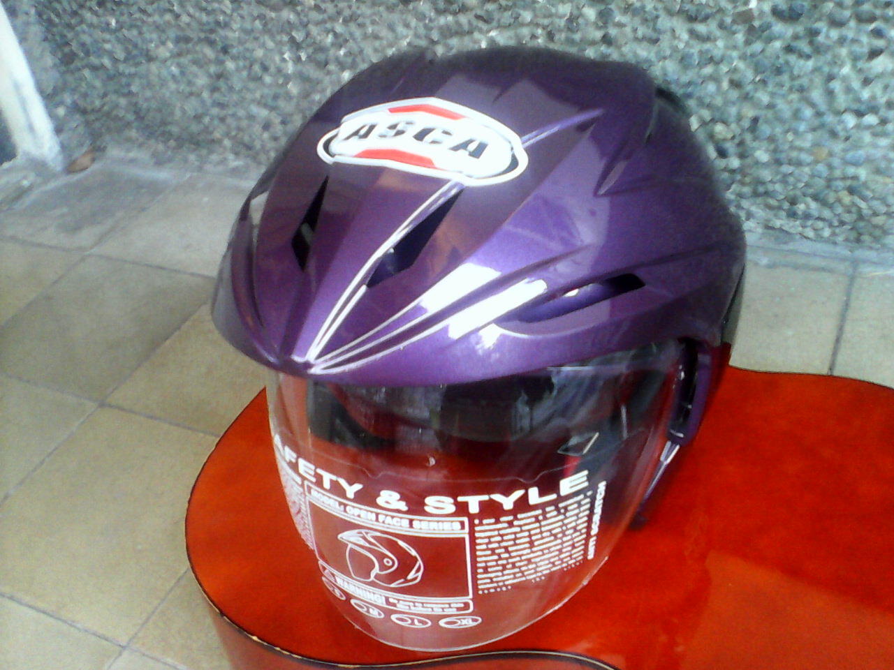 Helm ASCA Premier Double Visor Aneka Warna New