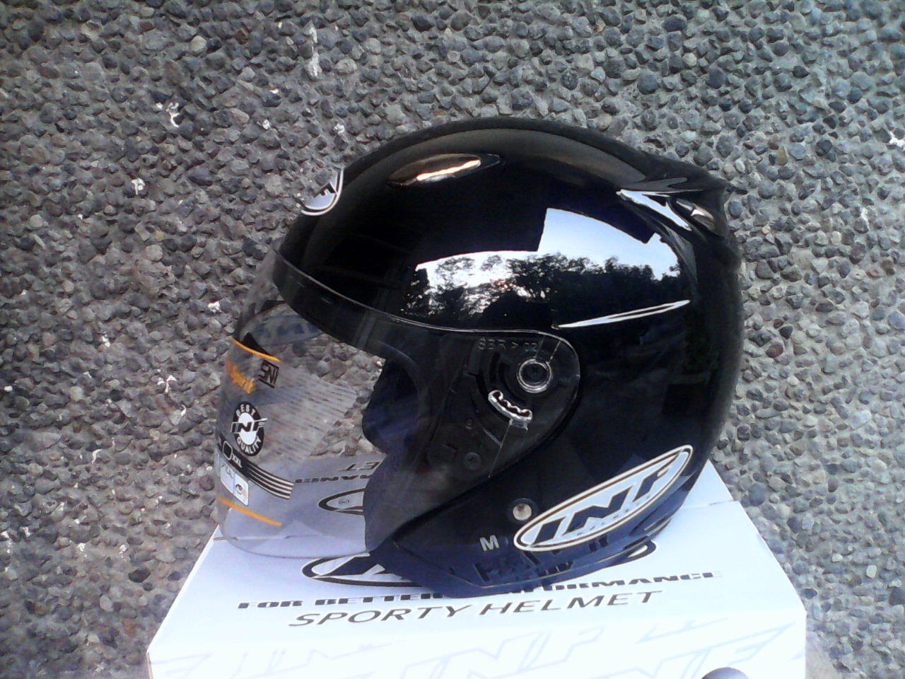 Helm INF Centro Hitam New