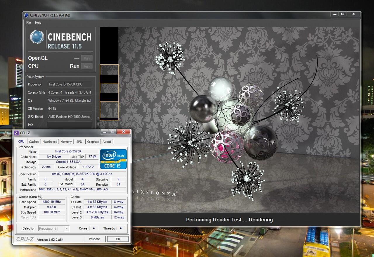 Asus Z77 Mitx, Intel 3570K