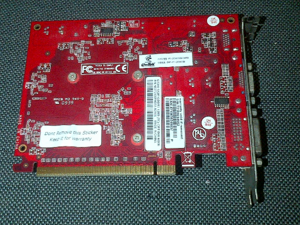 JUAL VGA GT240 512MB(1GB TC) GDDR3 128BIT CRT DVI HDMI