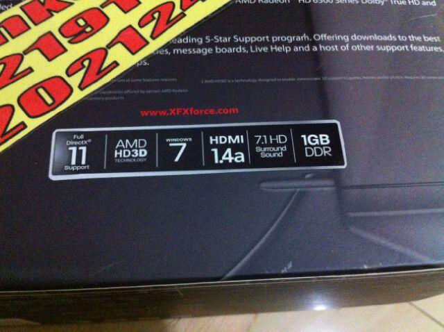 VGA XFX HD 6570 1GB DDR5 BANDUNG