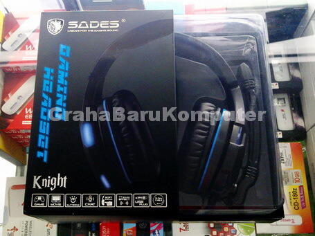 SOLO - Sades Knight SA907 Surround 7.1 Gaming Headset Dengan Illuminating Light