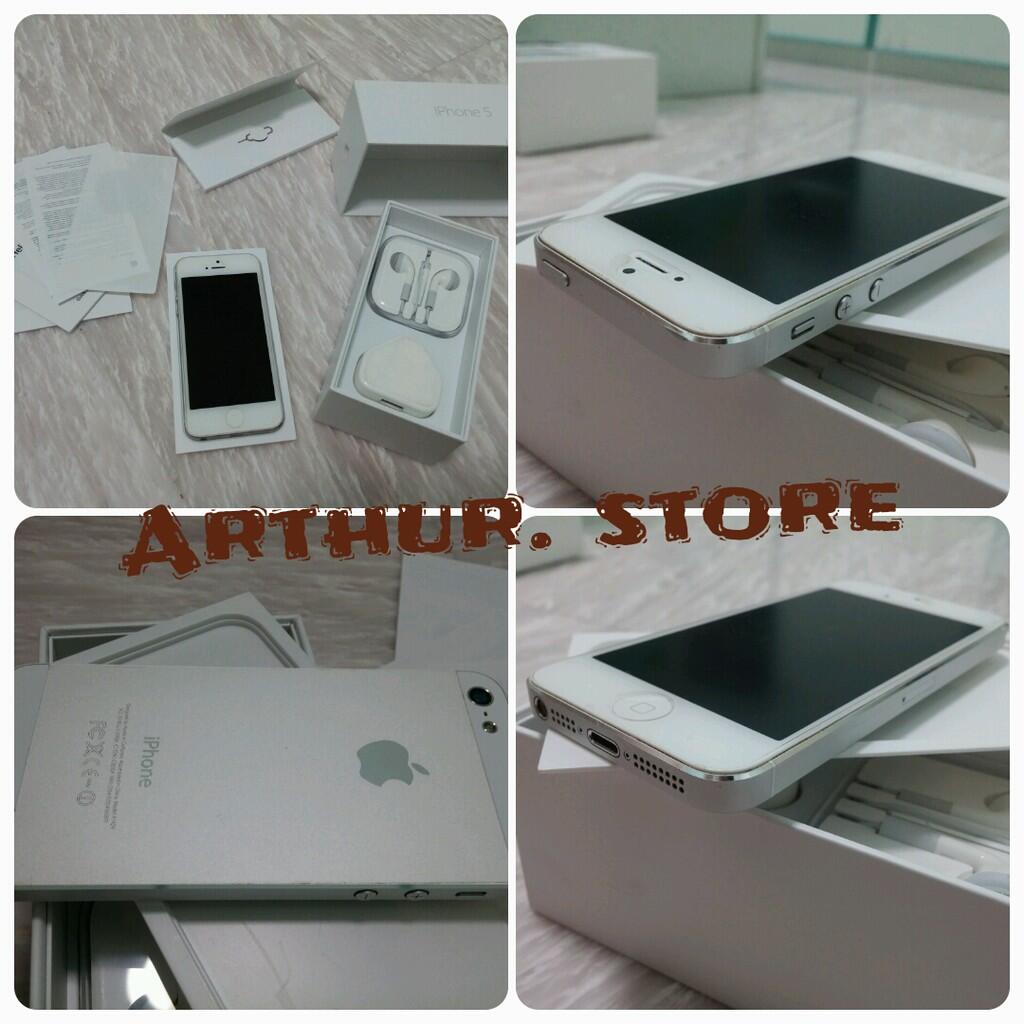 iphone 5 16gb white bekas... FU Fullset.. Mulus.. :) cheap.. Monggoo.. :) Cod
