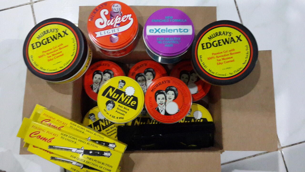 Murrays pomade|switchblade comb|Cockgrease|toar roby|free sisir & ongkir jabodetabek
