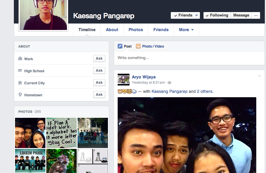 Akun Facebook Palsu Anak Jokowi