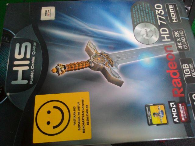 HIS HD7730 1Gb GDDR5 128bit NEW ada 2 unit saja
