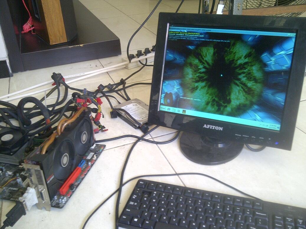 VGA POWER COLOR 6970 (UNLOCK) 2gb, FULLSET, TERMURAH, REKBER, garansi personal