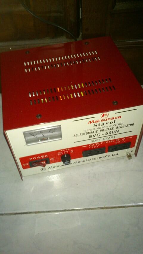 WTS Stavol step up/down 110v-220v Merk Matsunaga original product