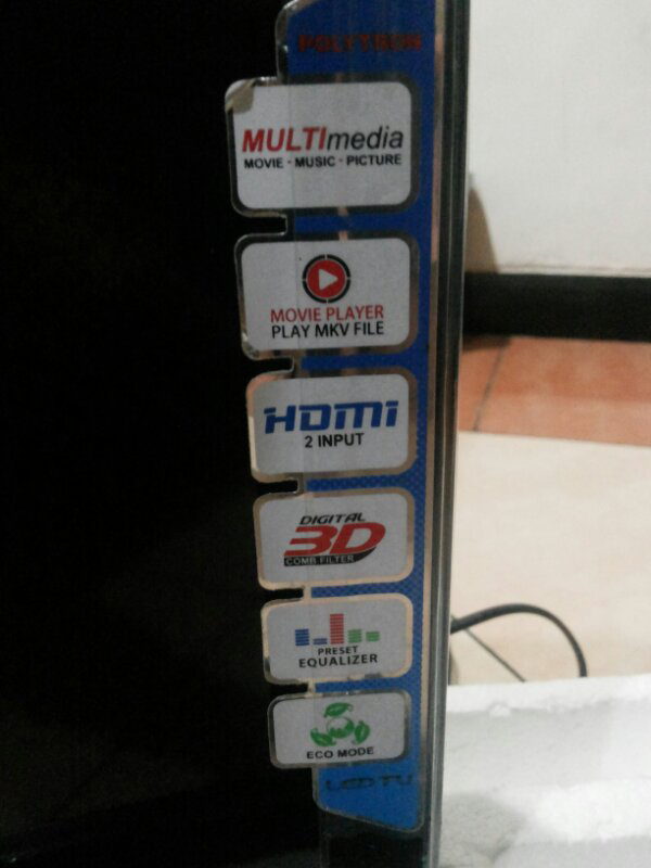 Polytron LED TV ( PLD 24D800 ) 24" BNIB harga Miring (bukan samsung, sony, dll)