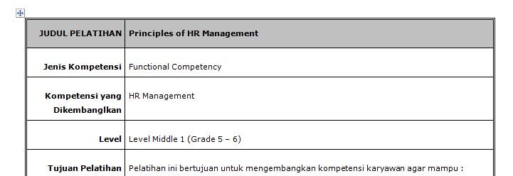 Slide-slide Presentasi Untuk Training HRD
